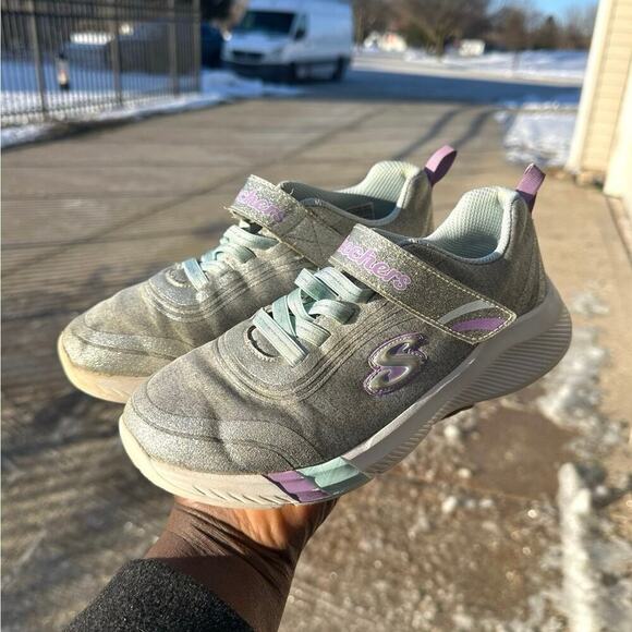 Skechers Dreamy Lites Sneakers Big‎ Girl Size 3 Gray Shoes - Picture 12 of 12